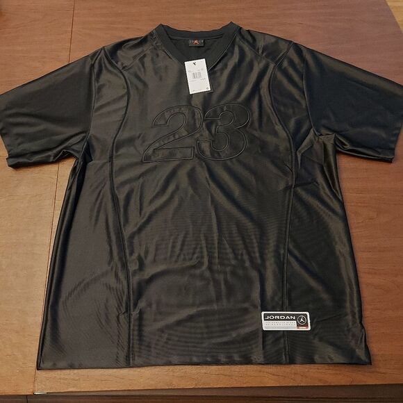 Supreme Other - Supreme X Air Jordan Warm Up Jersey Black HF0834-010 Men's Size XXL Tall